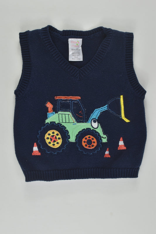 Ollie's Place Size 000 Tractor Vest