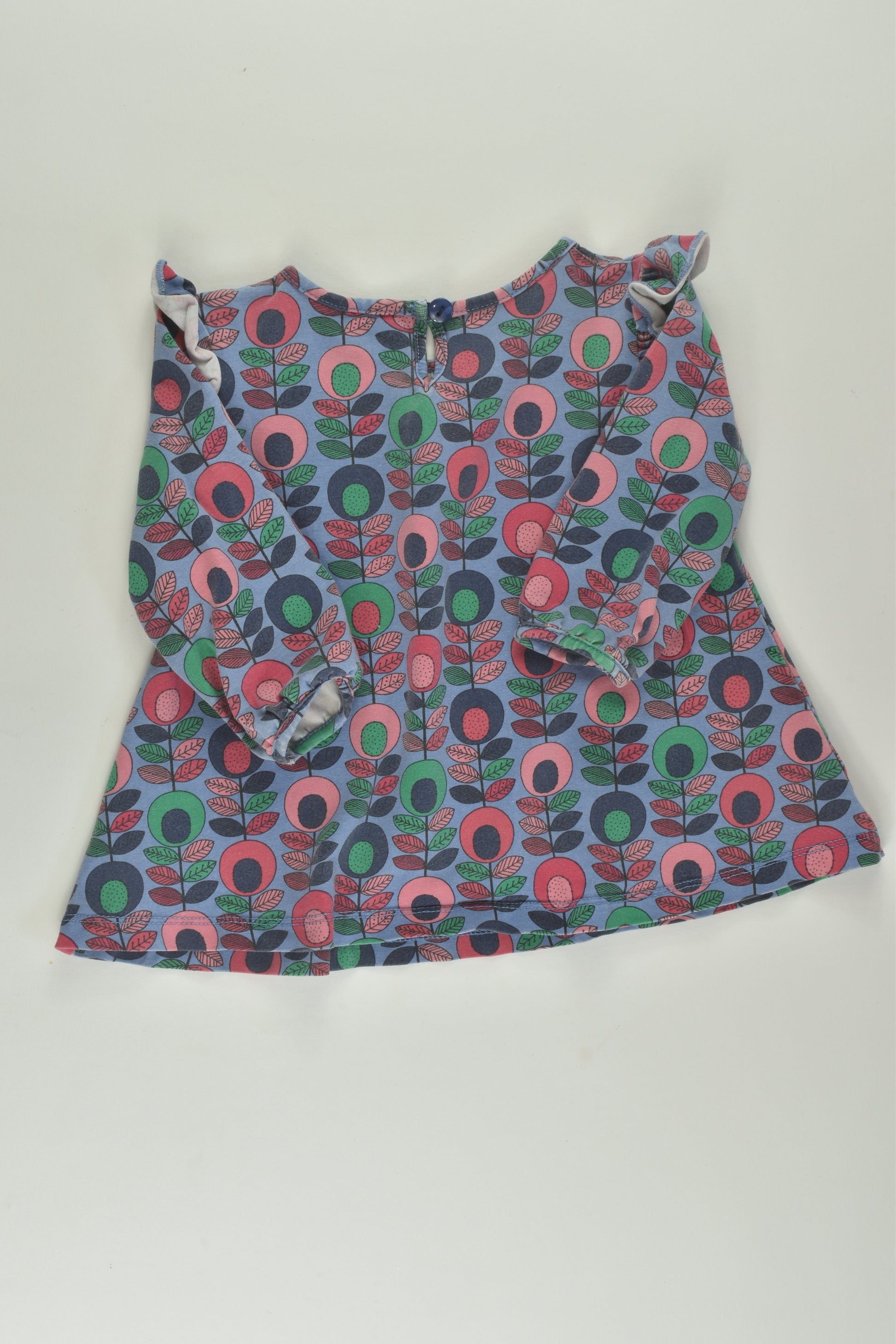 Ollie's Place Size 1 Retro Print Blouse