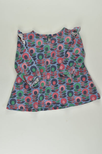 Ollie's Place Size 1 Retro Print Blouse