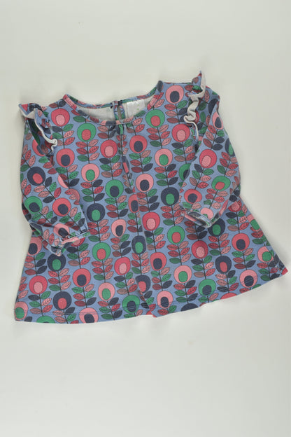 Ollie's Place Size 1 Retro Print Blouse