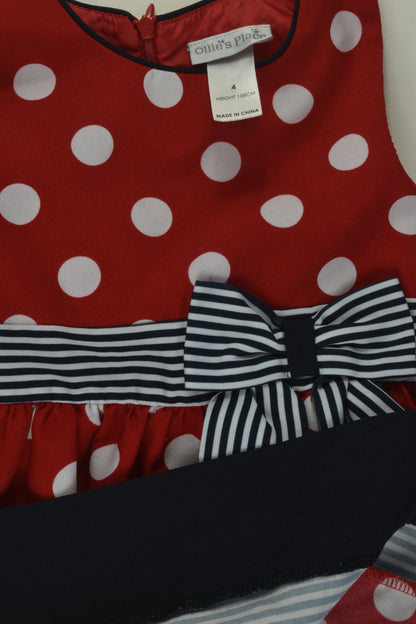 Ollie's Place Size 4 Polka Dots Dress