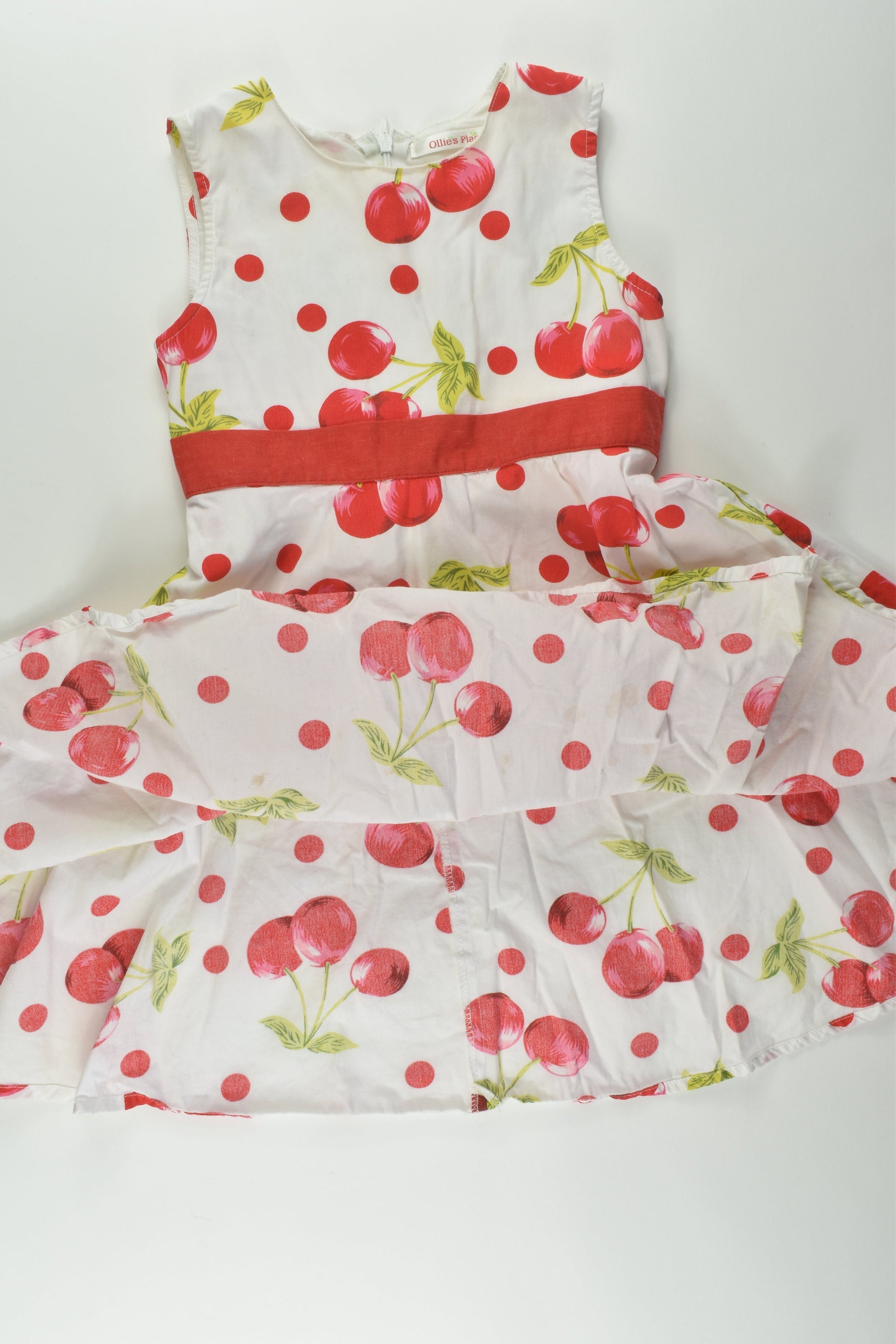 Ollie's Place Size 5 Cherries Dress
