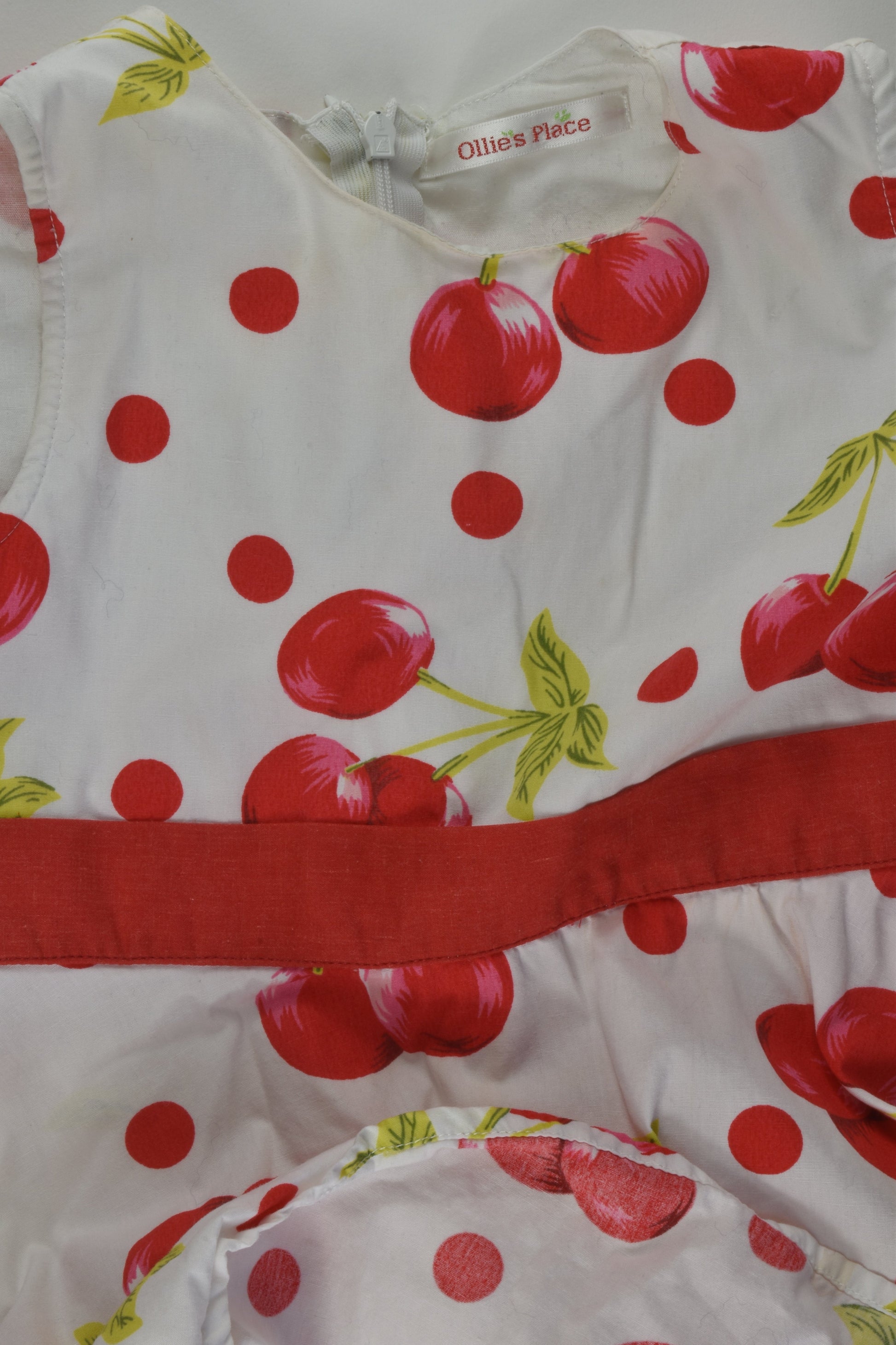 Ollie's Place Size 5 Cherries Dress