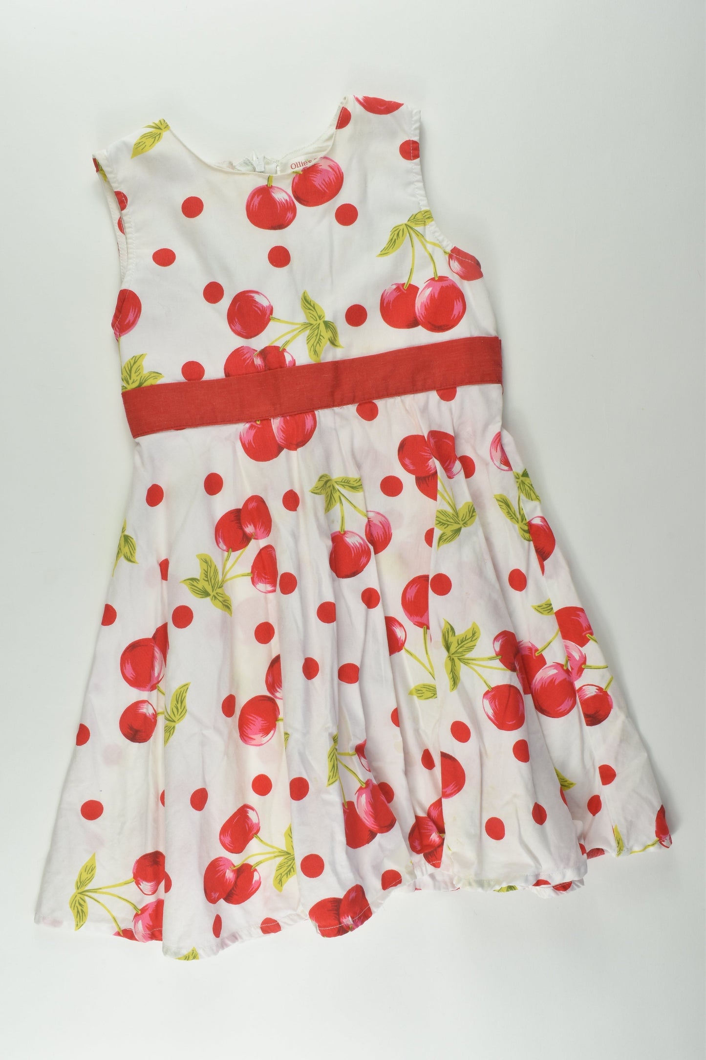 Ollie's Place Size 5 Cherries Dress
