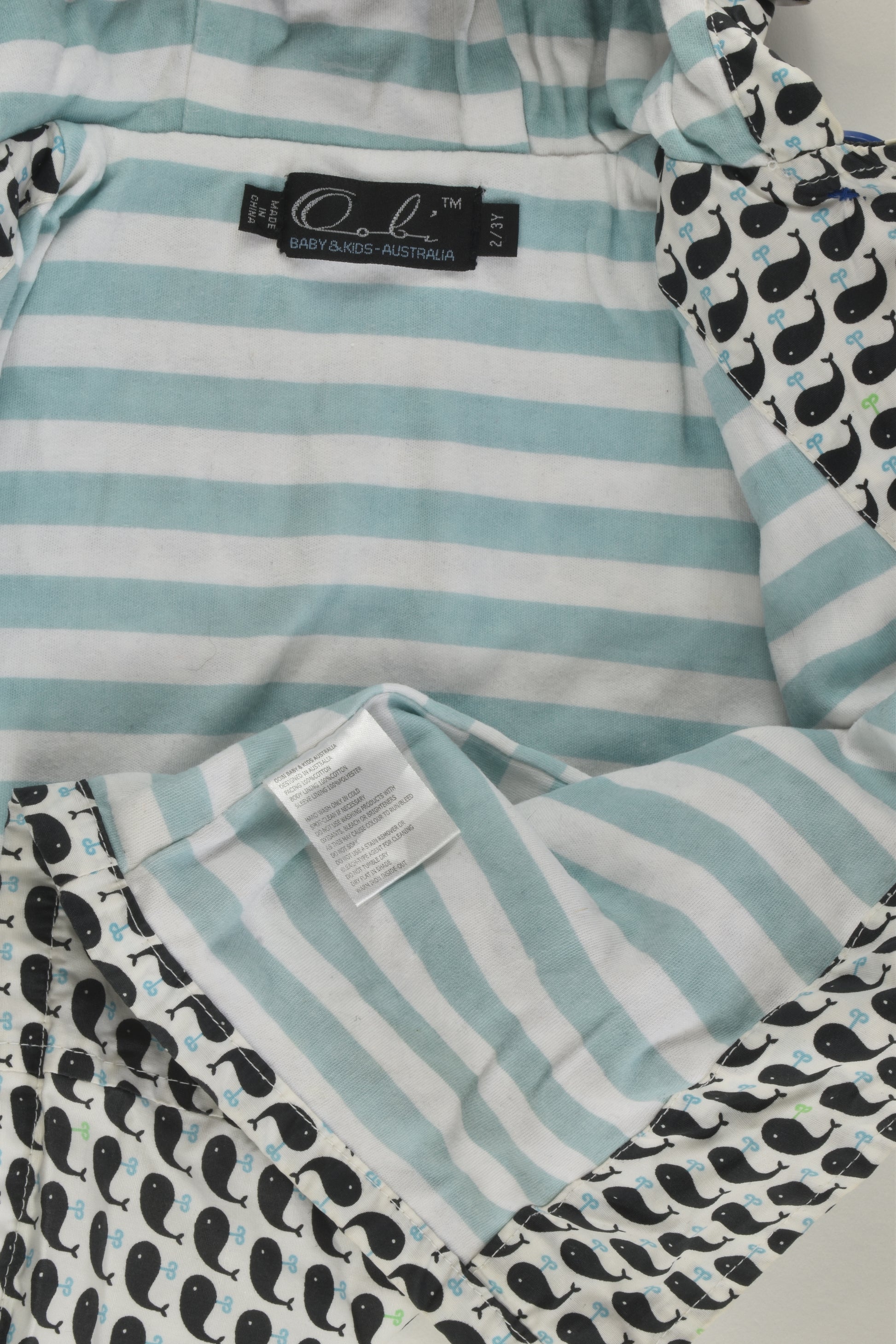 Oobi Size 2/3 Lined Rain Jacket