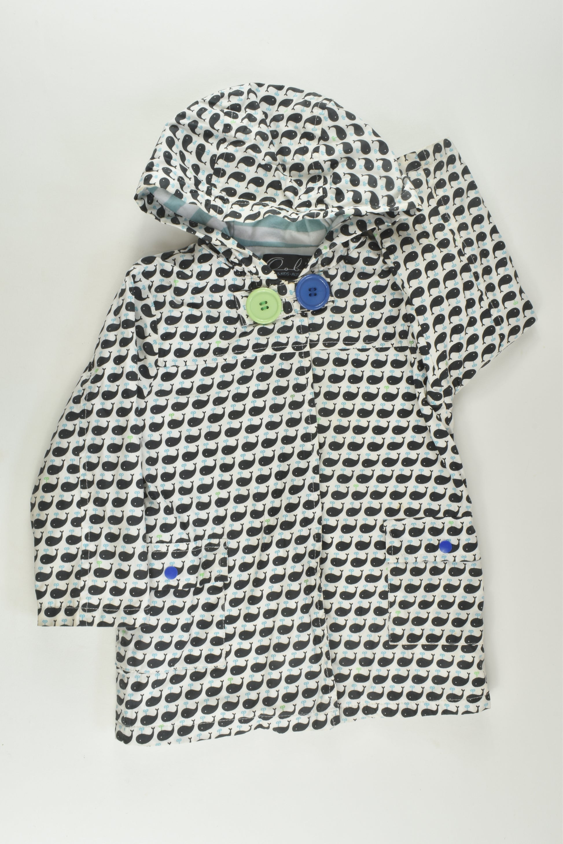 Oobi Size 2/3 Lined Rain Jacket