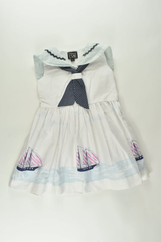 Origami Doll Size 2 Sailor Girl Dress