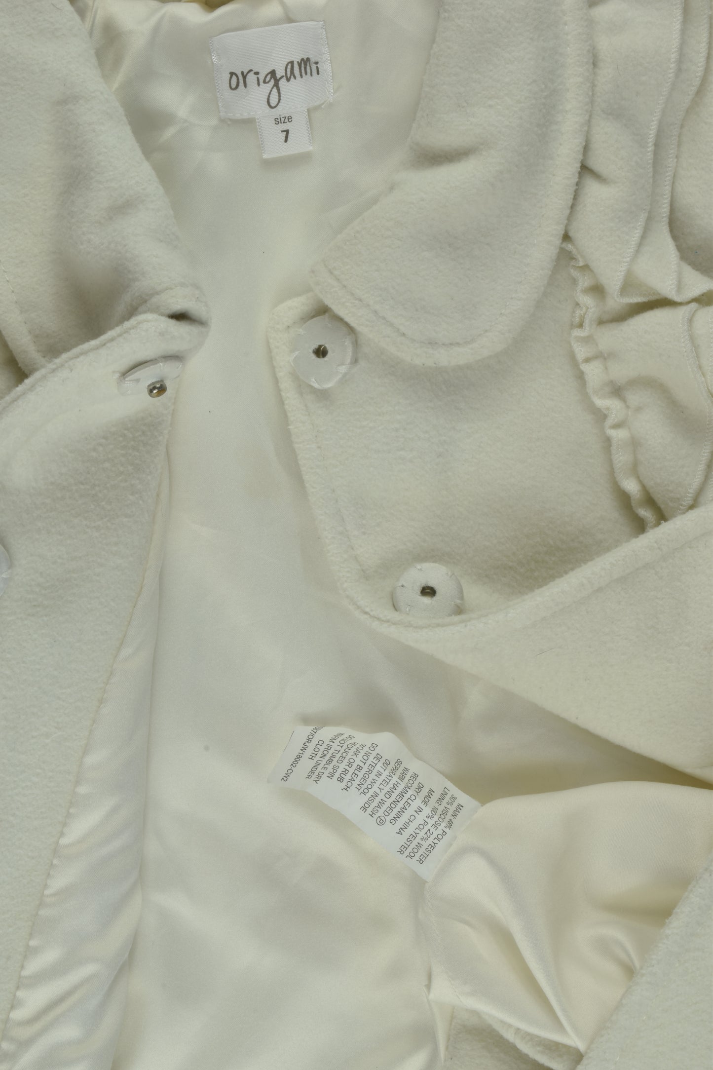 Origami Size 7 Wool Blend Jacket