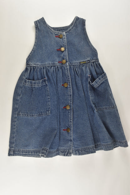 OshKosh Size 1 (Very Generous Sizing) Vintage Denim Dress
