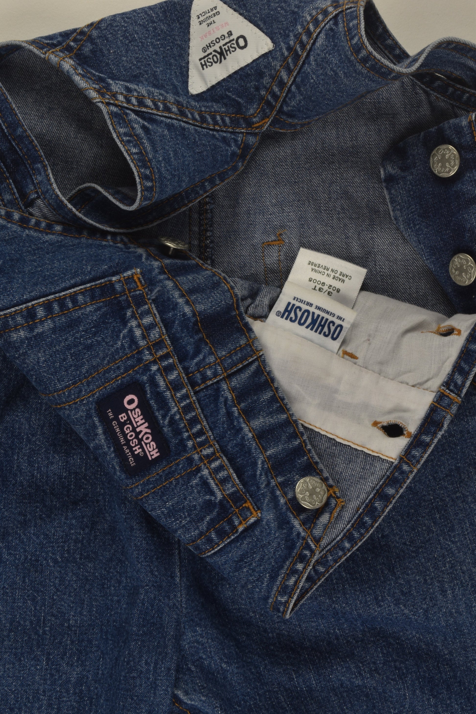 OshKosh Size 3 Denim Overalls