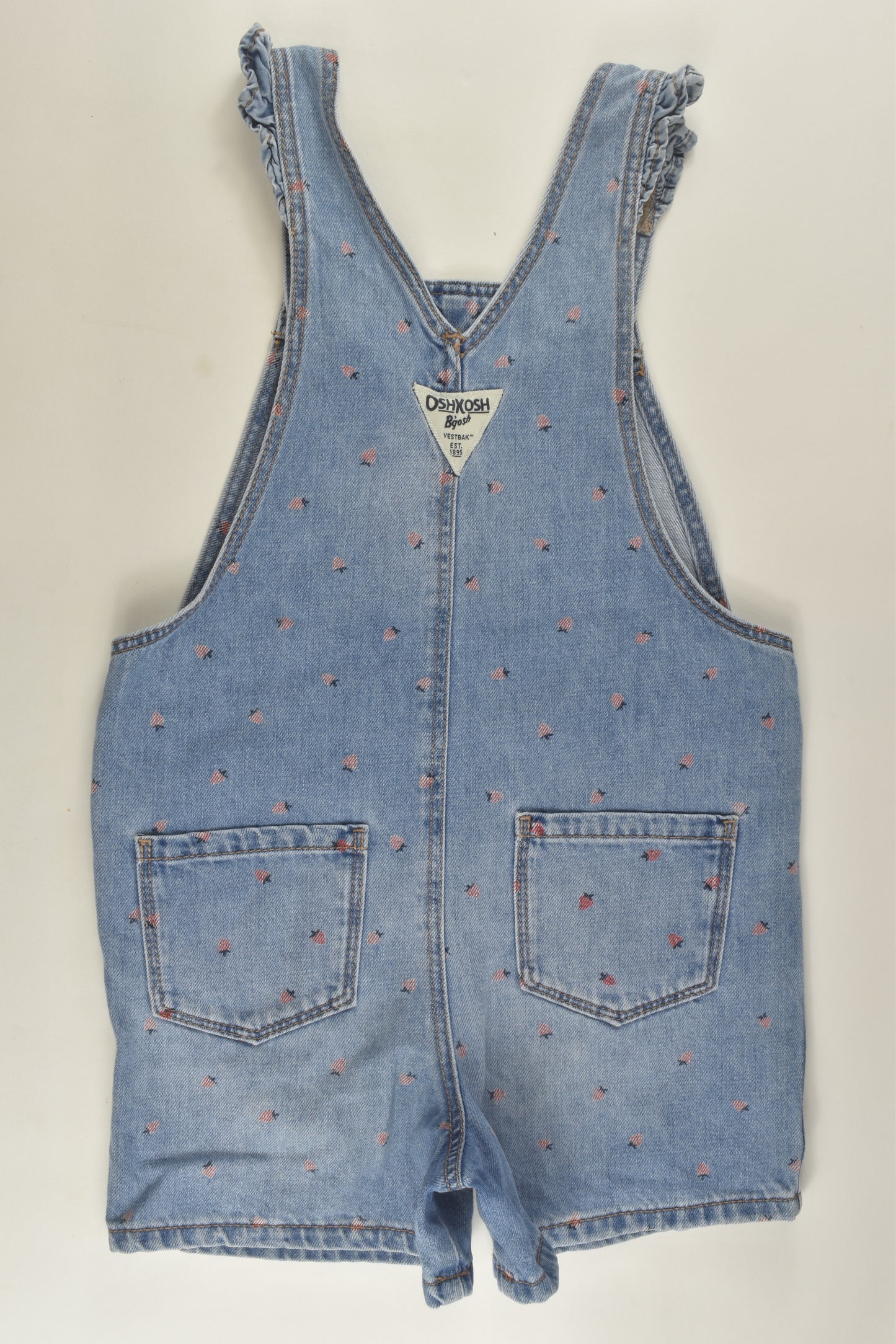 OshKosh Size 5 Short Denim Overalls