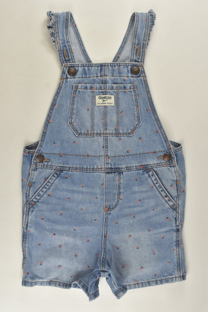 OshKosh Size 5 Short Denim Overalls