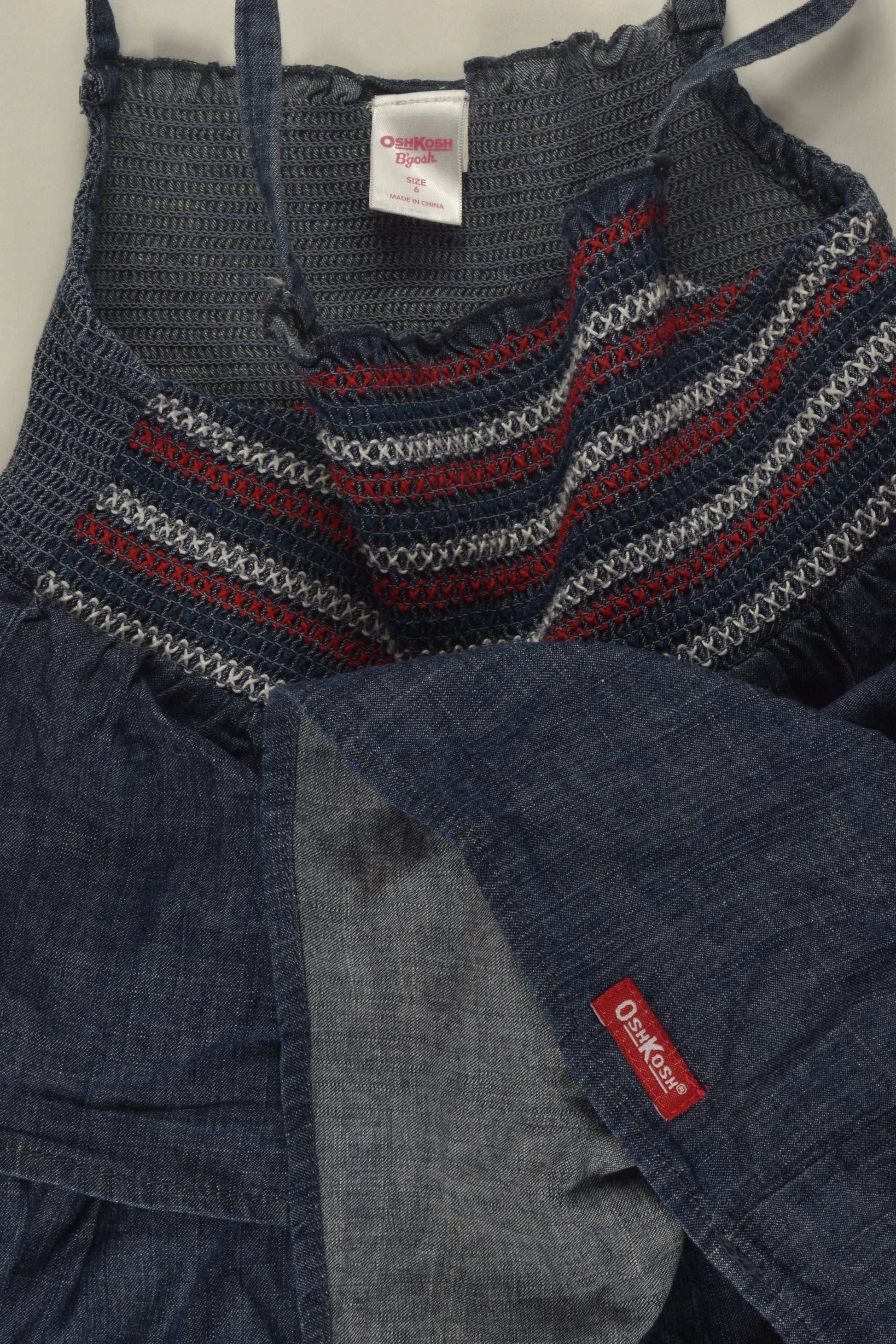 OshKosh Size 6 Lightweight Denim Dress