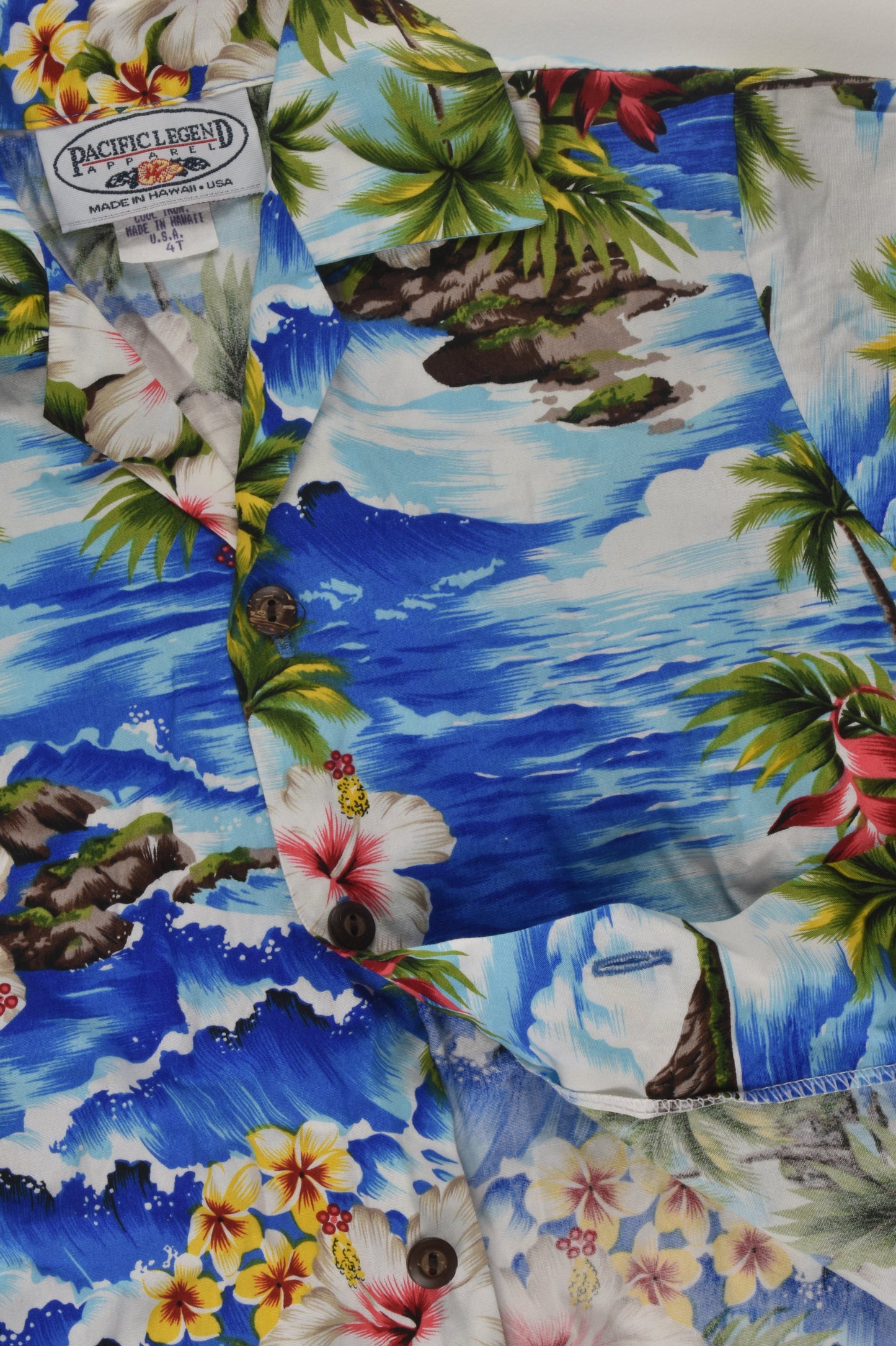 Pacific Legent Size 4 Hawaii Shirt