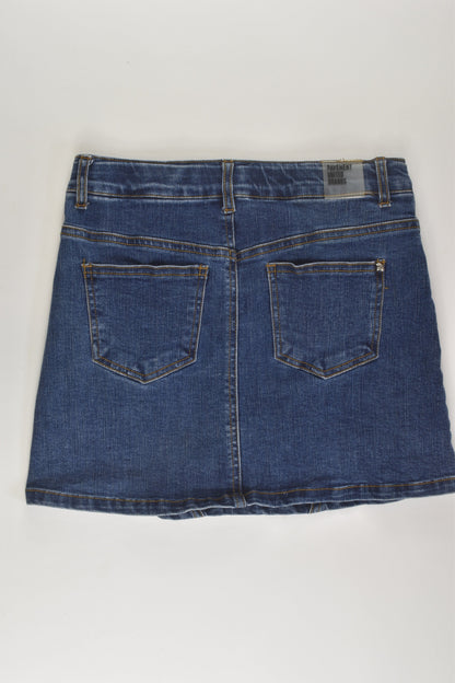 Pavement Size 12 Embroidery Denim Skirt