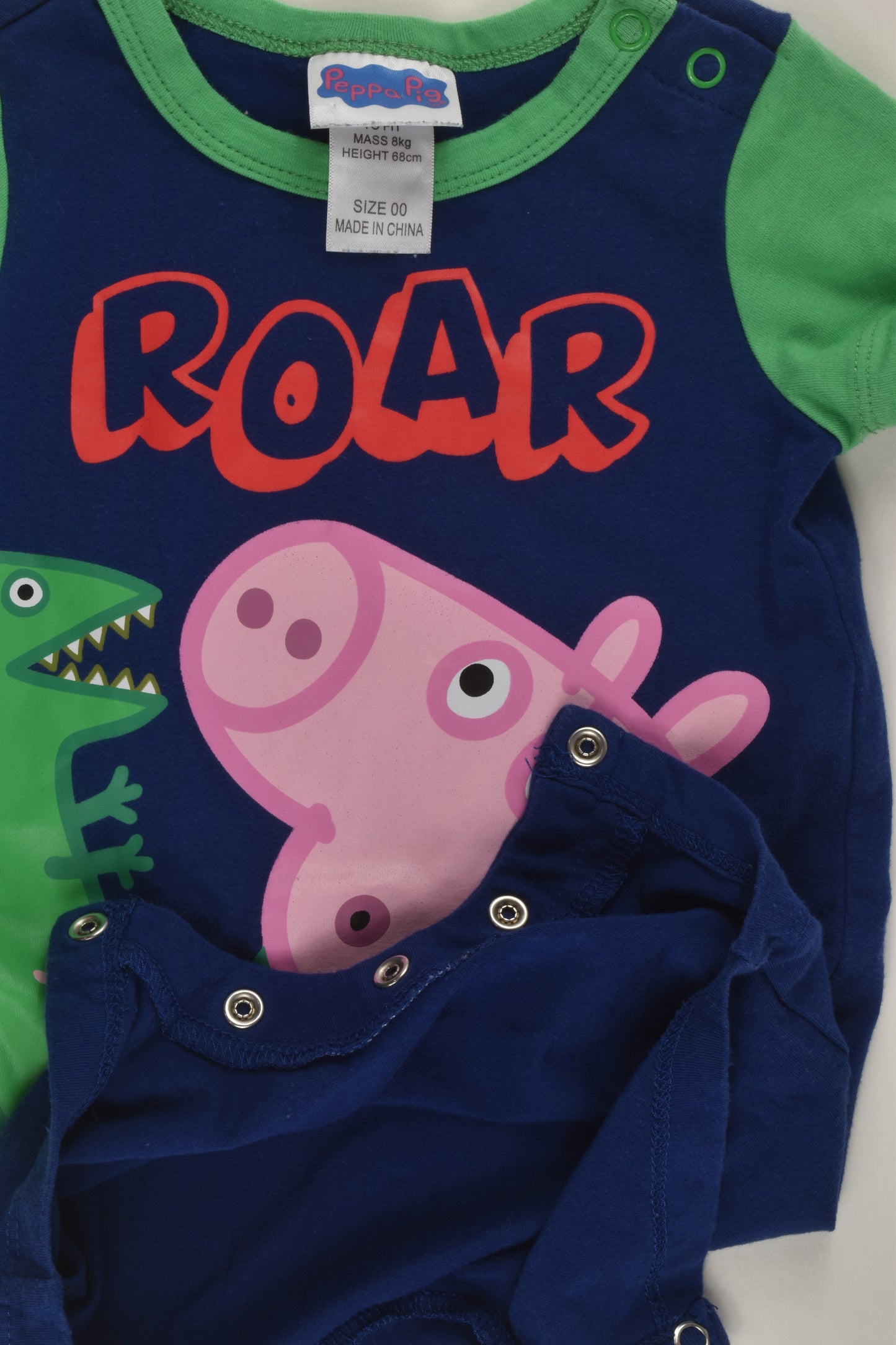 Peppa Pig Size 00 George Pig Short Romper