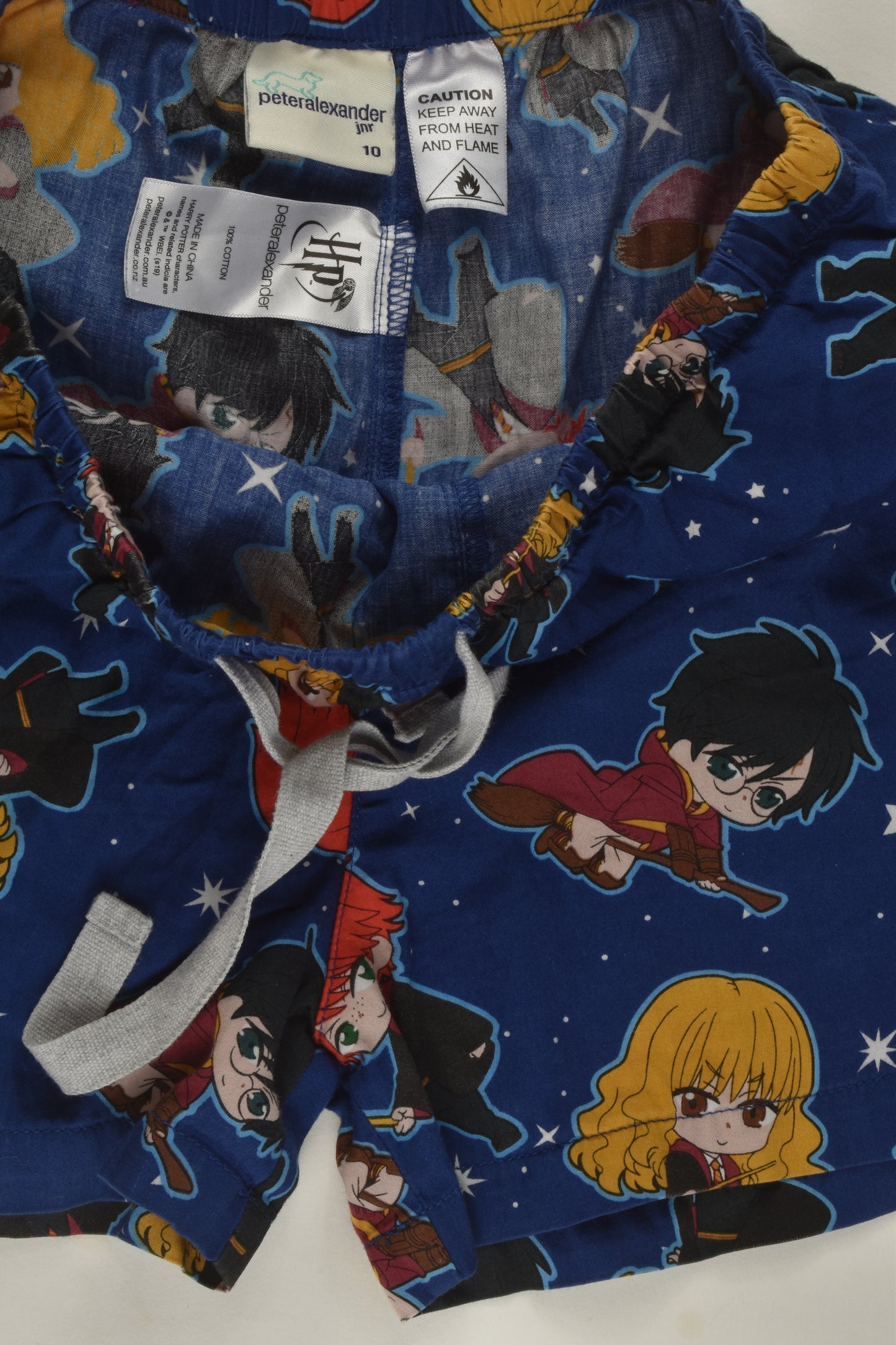 Peter Alexander Size 10 Harry Potter Shorts
