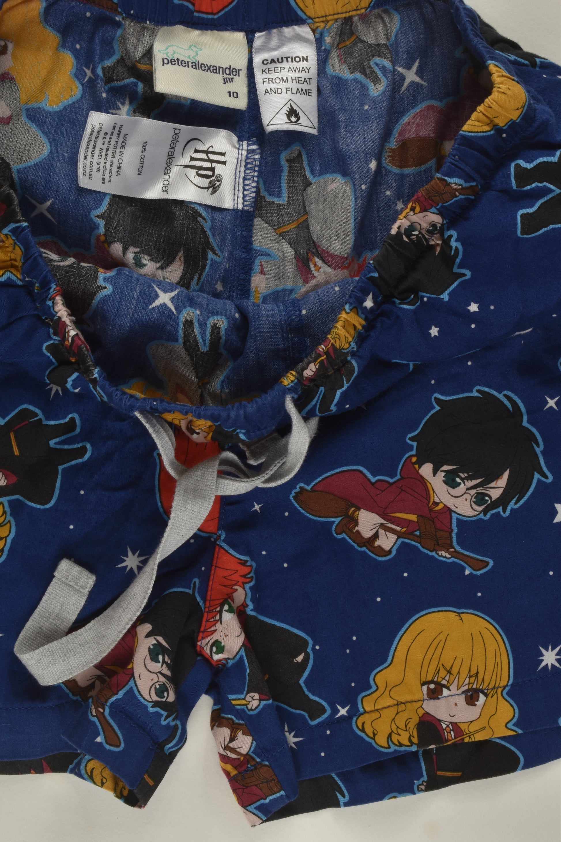 Peter Alexander Size 10 Harry Potter Shorts