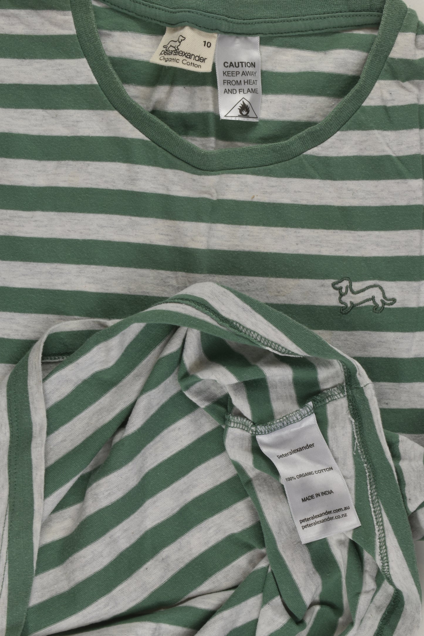 Peter Alexander Size 10 Striped T-shirt