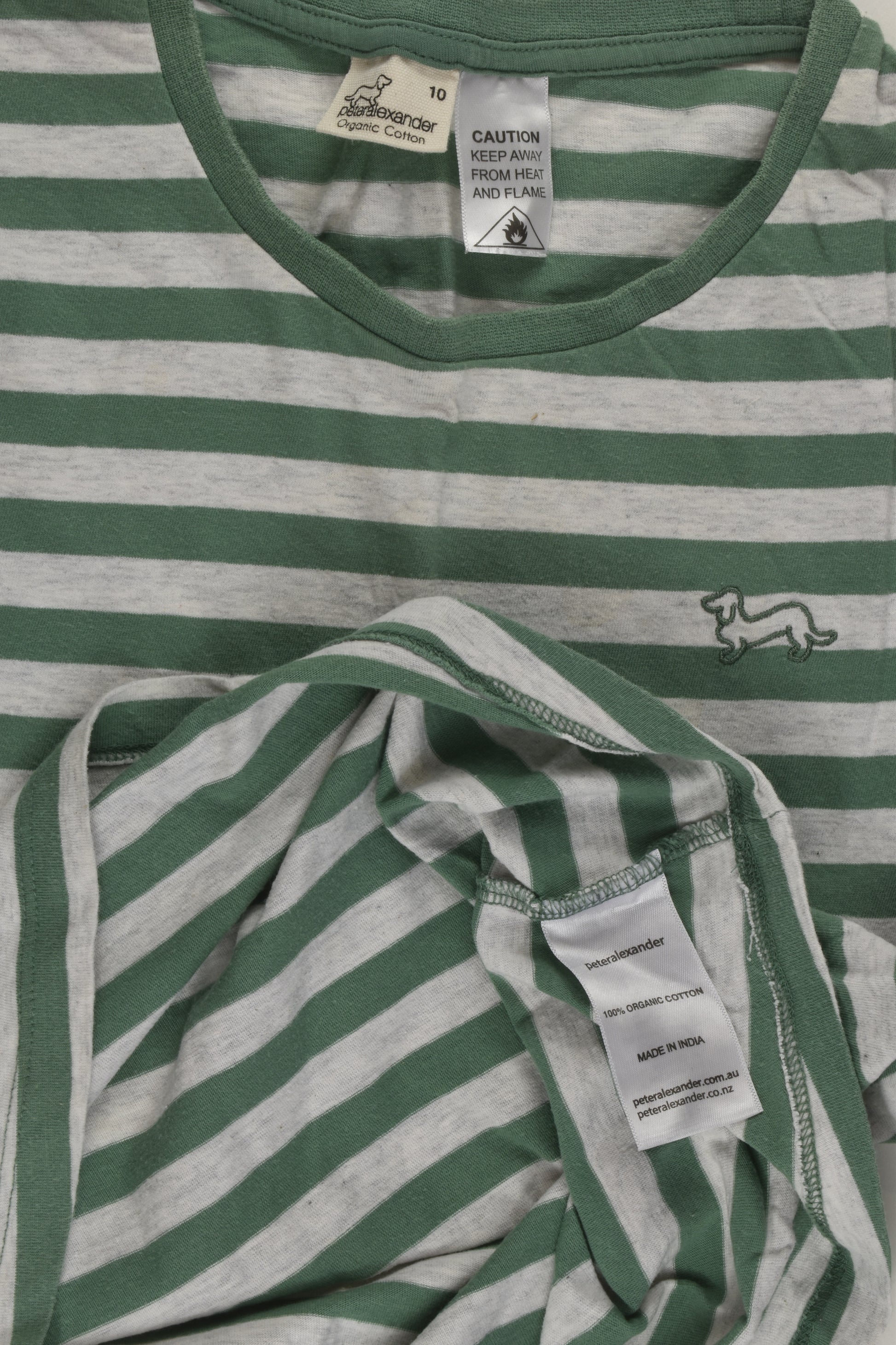 Peter Alexander Size 10 Striped T-shirt