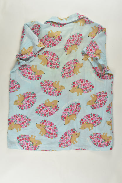 Peter Alexander Size 12 Hedgehog Button-up Shirt
