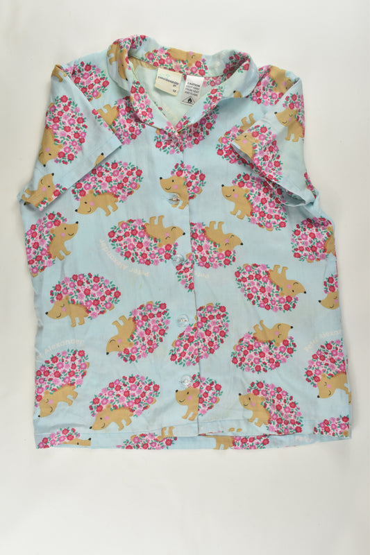 Peter Alexander Size 12 Hedgehog Button-up Shirt