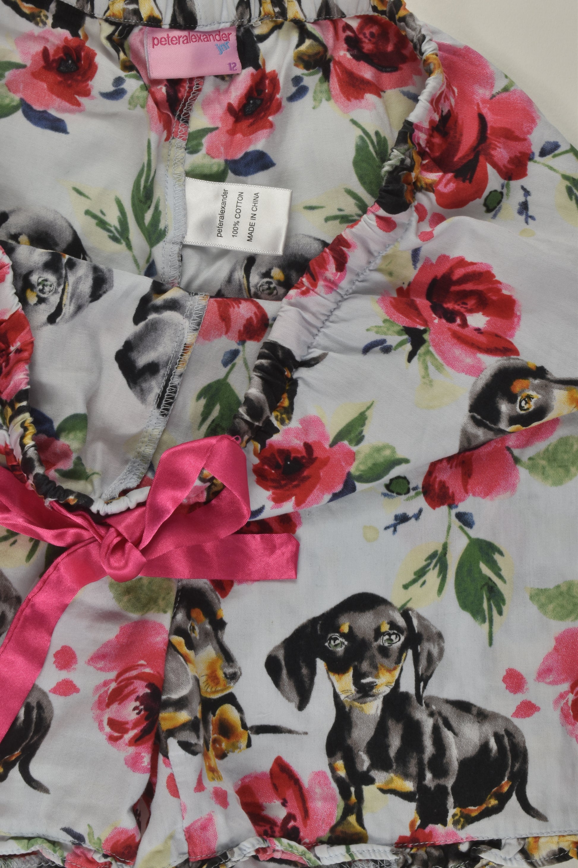 Peter Alexander Size 12 Sausage Dog Shirts