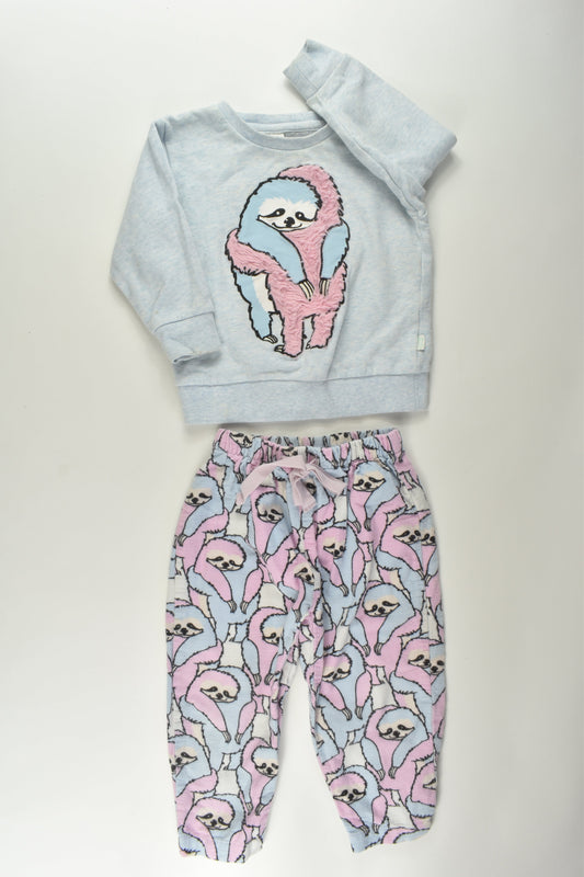Peter Alexander Size 2 Sloth Pyjamas
