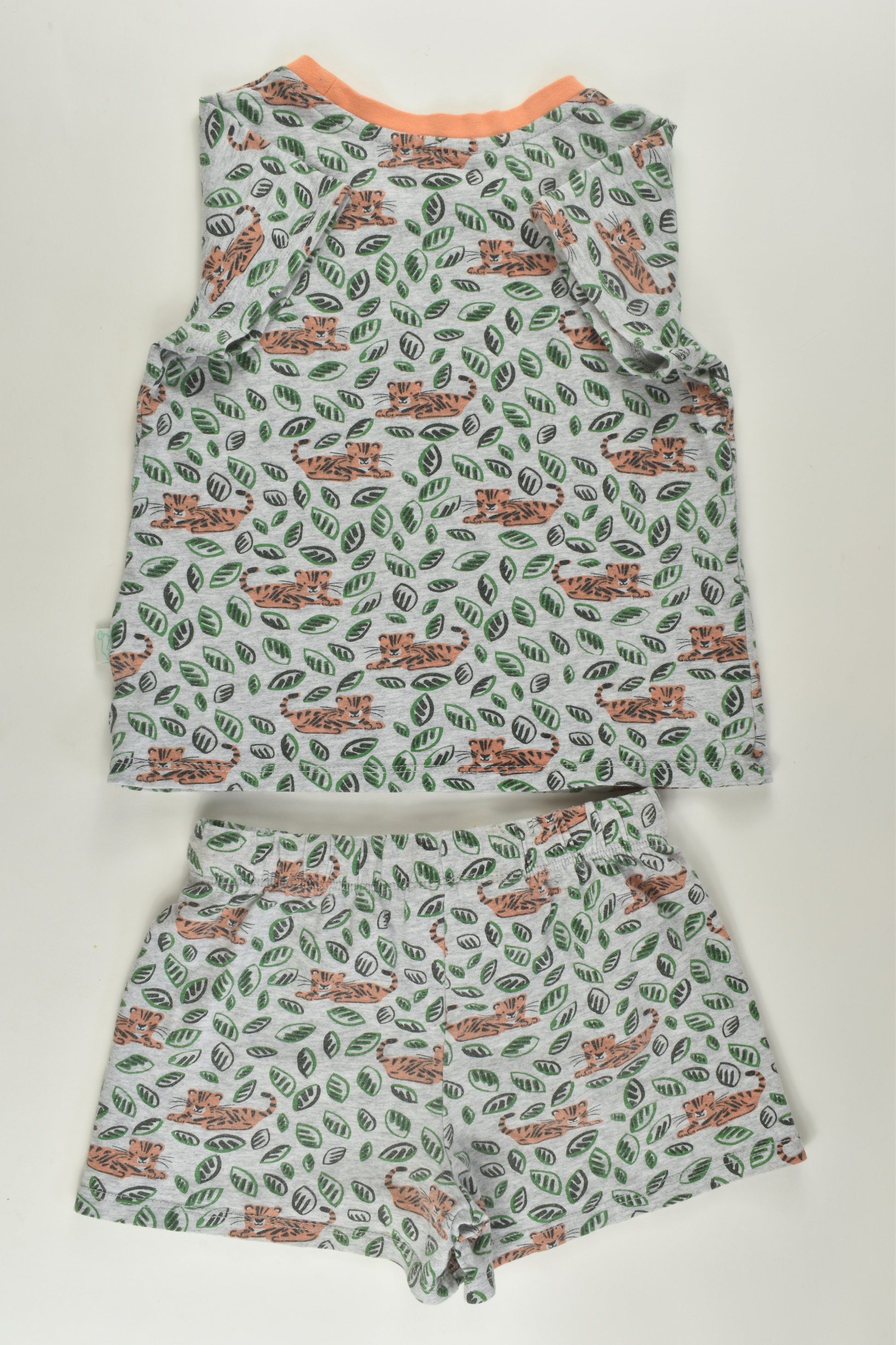 Peter Alexander Size 2 Tiger Cub Short Pyjamas