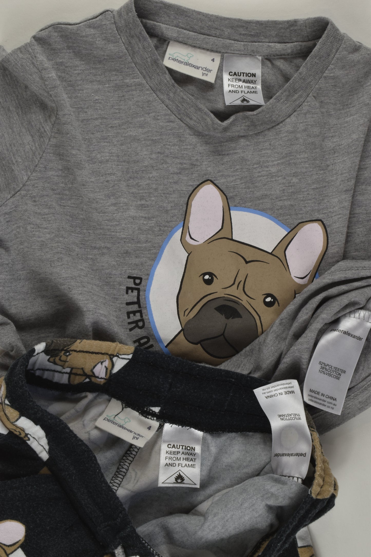 Peter Alexander Size 4 Dog Short Pyjamas