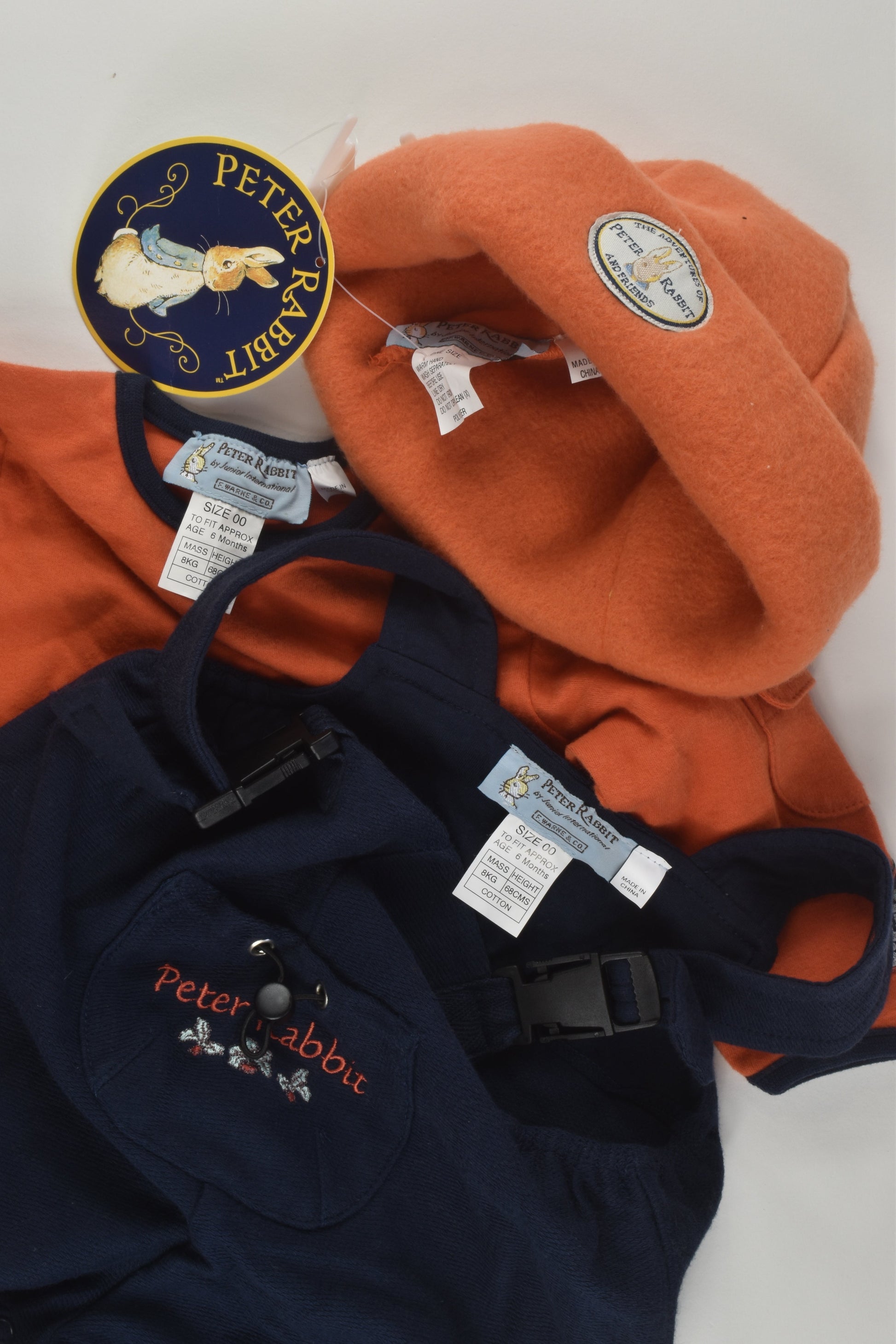 Peter Rabbit Size 00 Vintage Three Piece Outfit