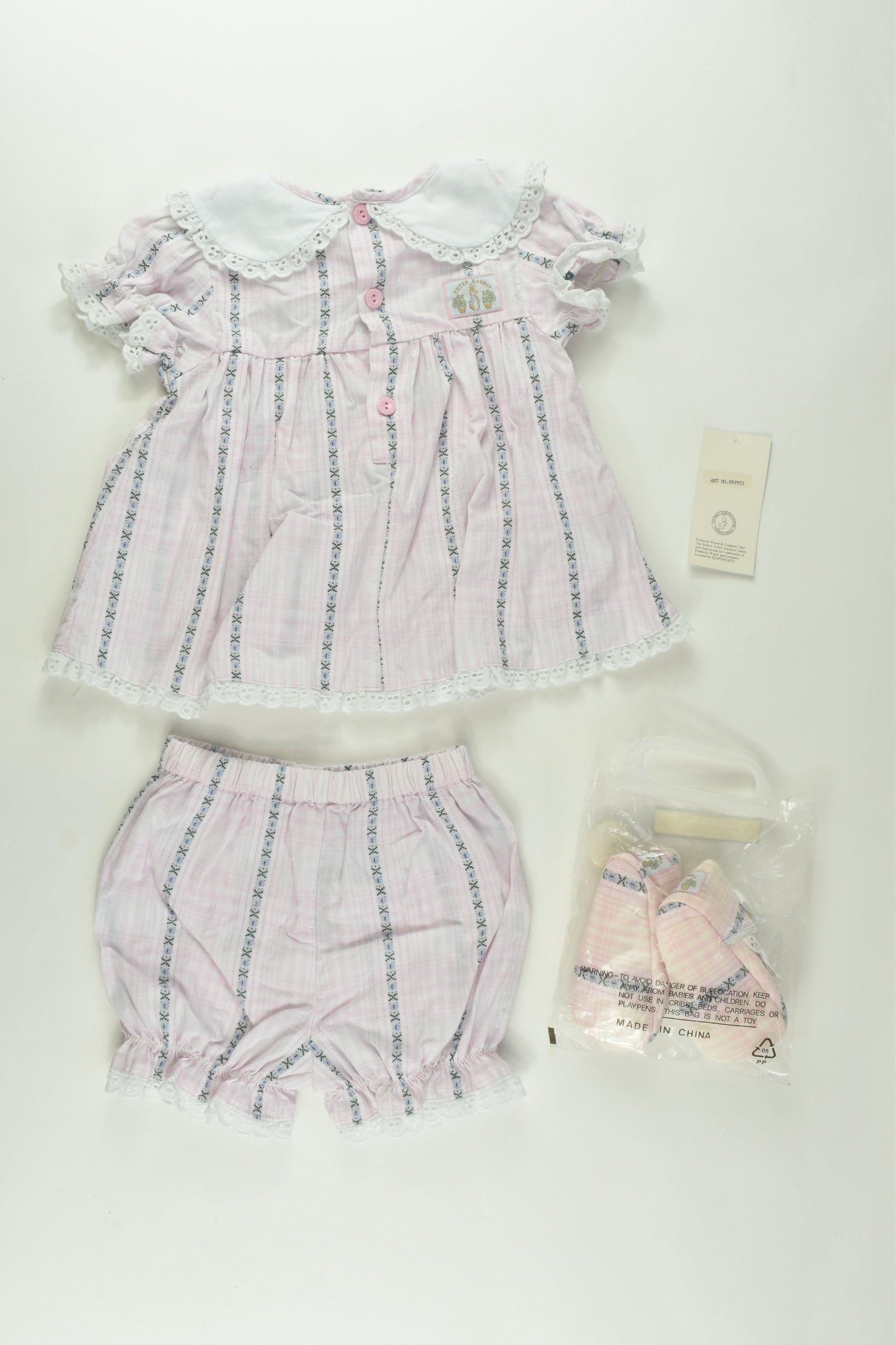 Peter Rabbit Size 00 Vintage Three Piece Outfit