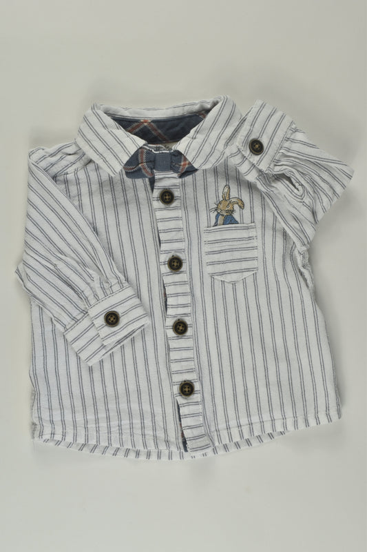 Peter Rabbit Size 000 Shirt with Bow