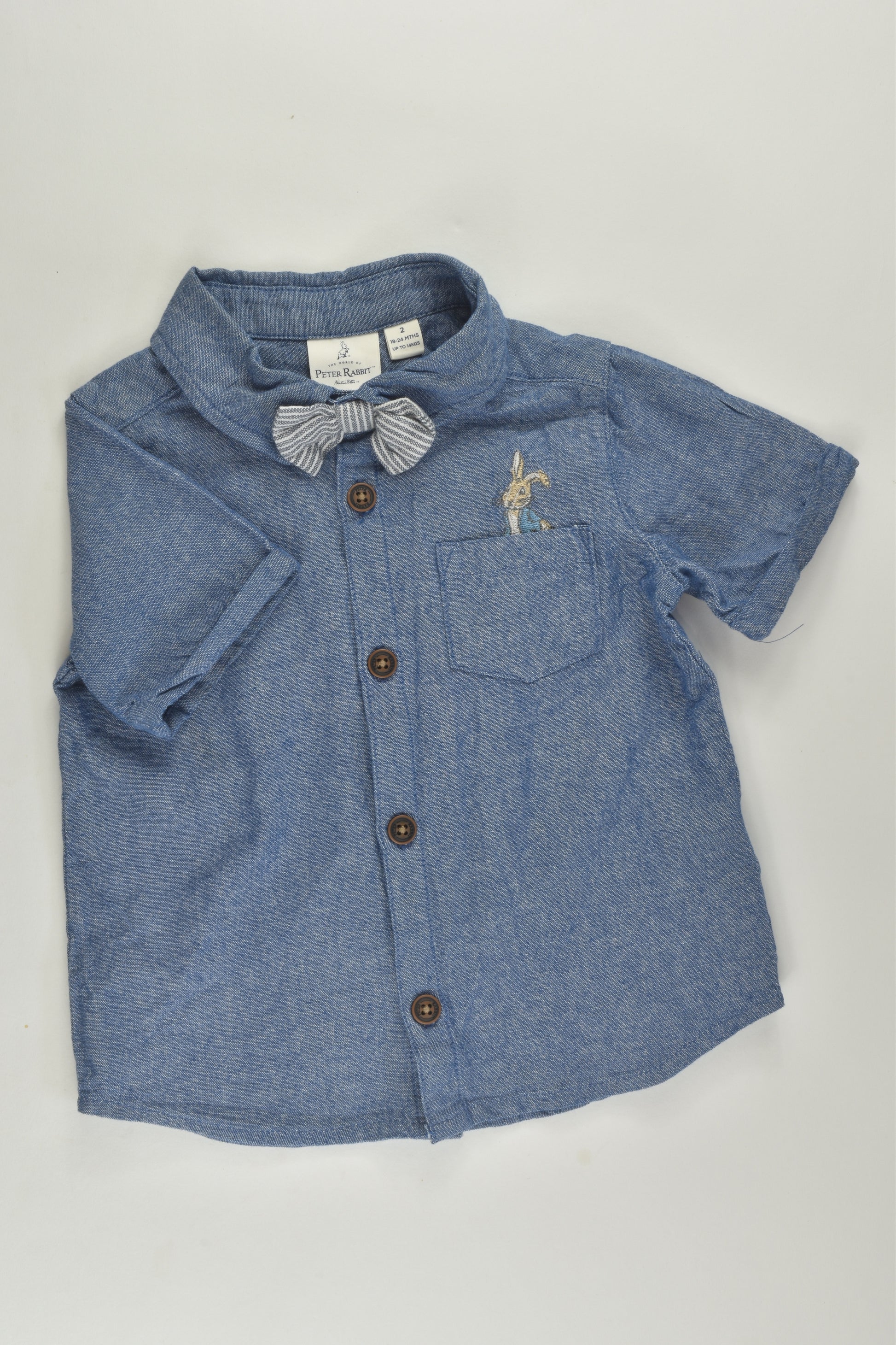 Peter Rabbit Size 2 Button-up Shirt