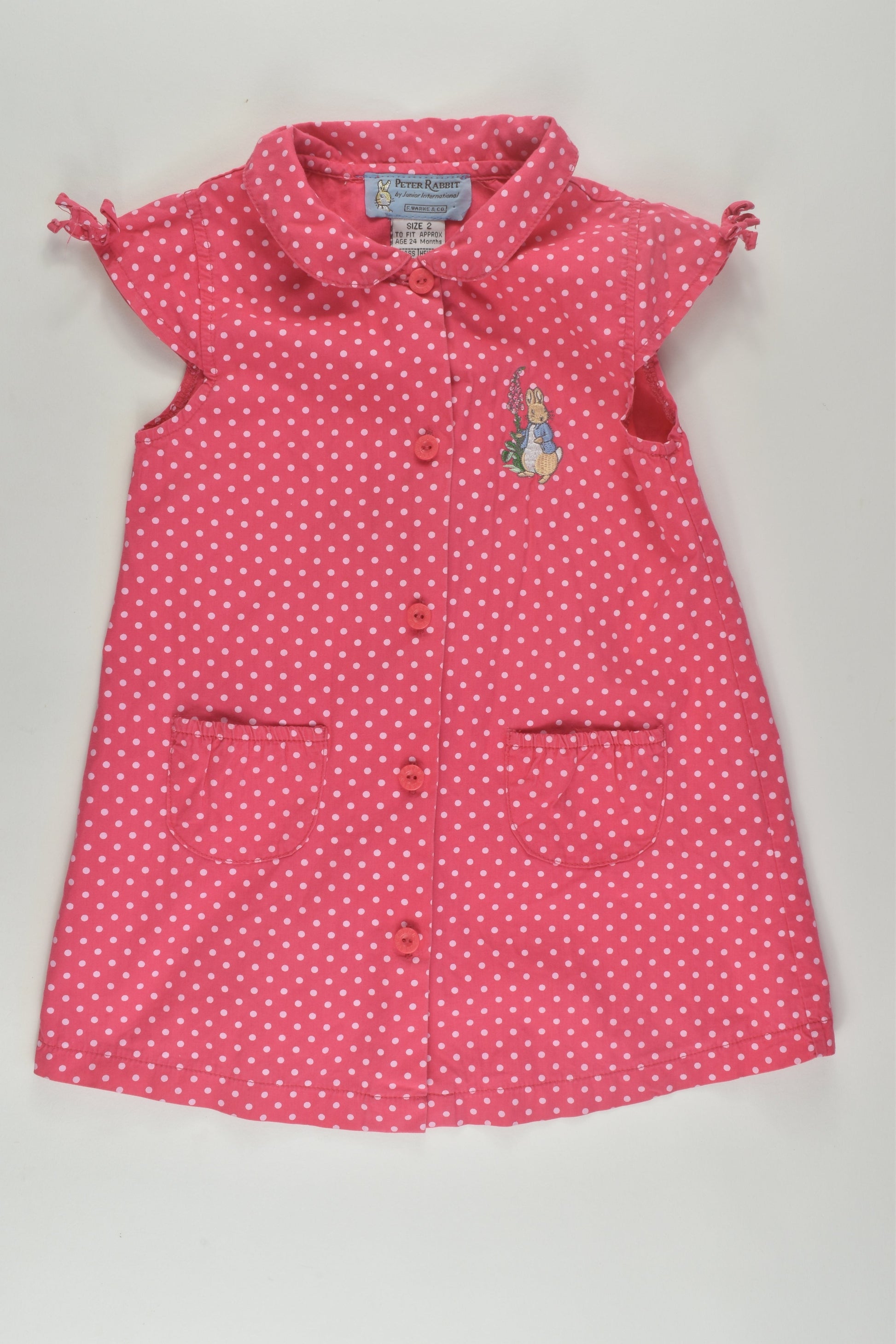 Peter Rabbit Size 2 Dotty Dress