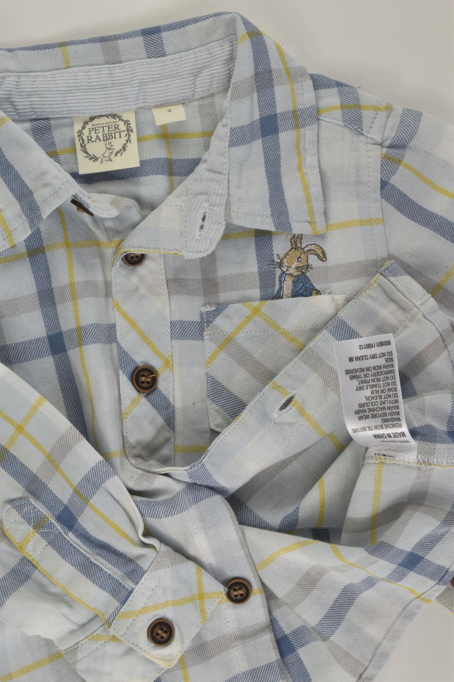 Peter Rabbit Size 2 Shirt