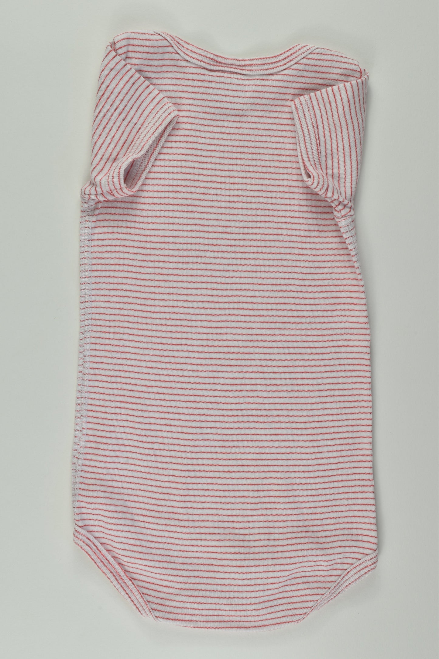 Petit Bateau Size 0 (12m/74cm) Striped Bodysuit