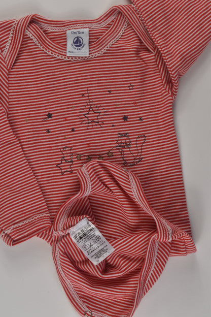 Petit Bateau Size 0 Bodysuit