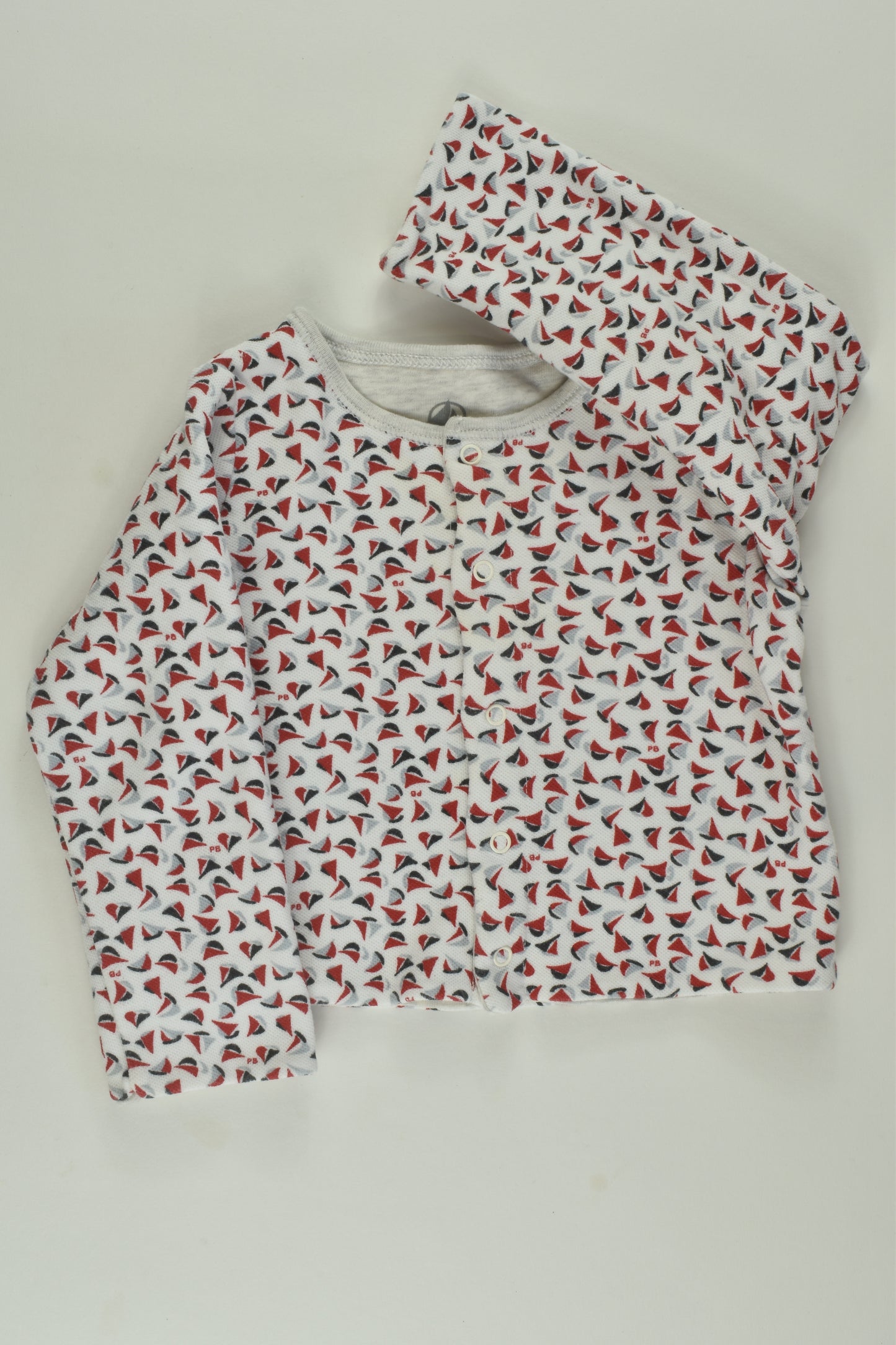 Petit Bateau Size 0 Nautical Cardigan