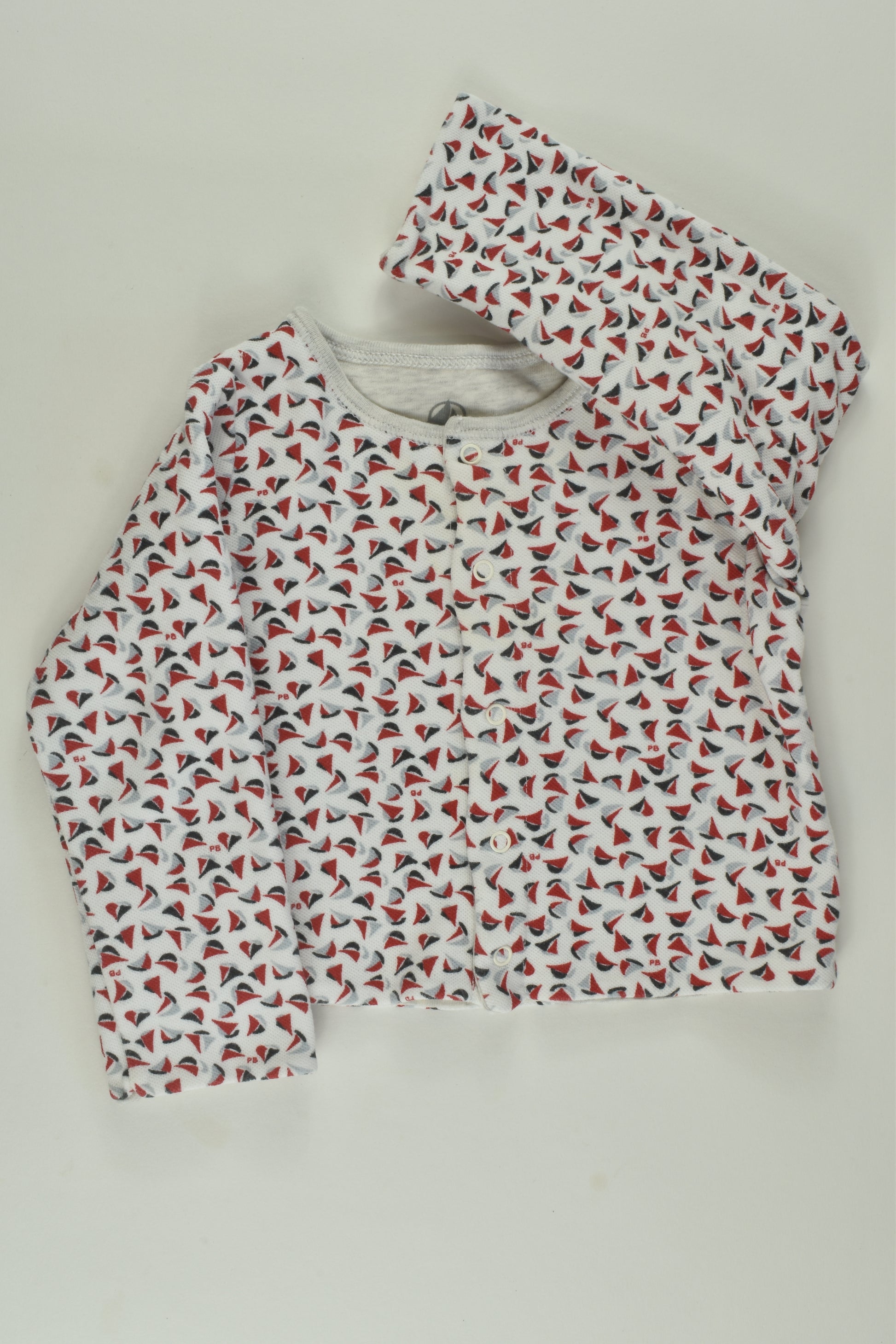Petit Bateau Size 0 Nautical Cardigan
