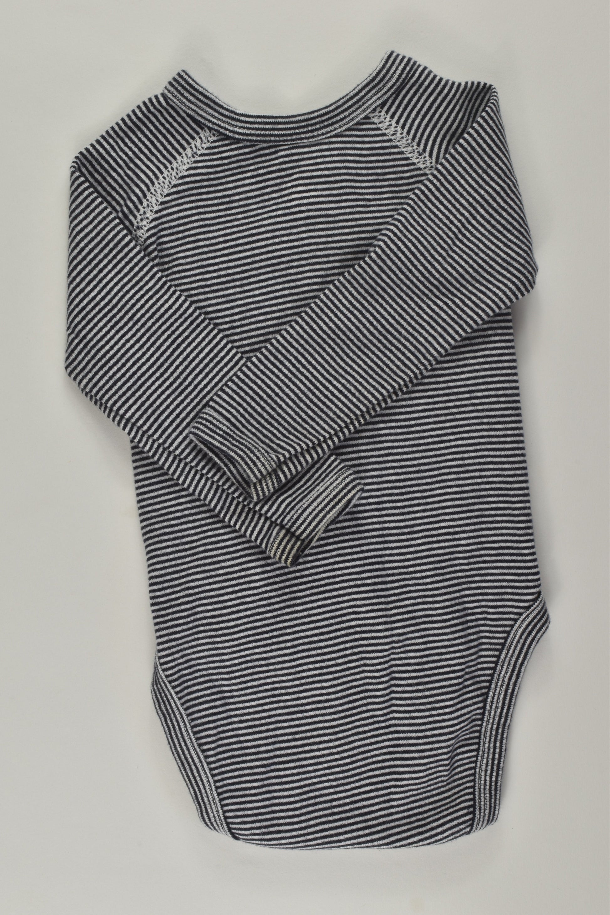 Petit Bateau Size 00 Wrap Bodysuit