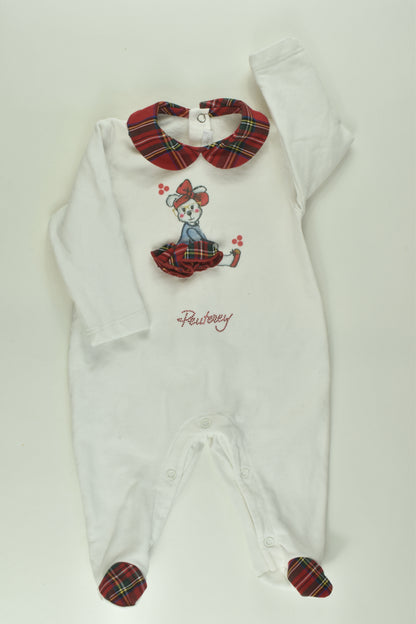 Peuterey Size 00 Footed Romper