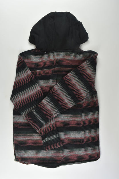 Piping Hot Size 12 Flannel Shirt with Hood