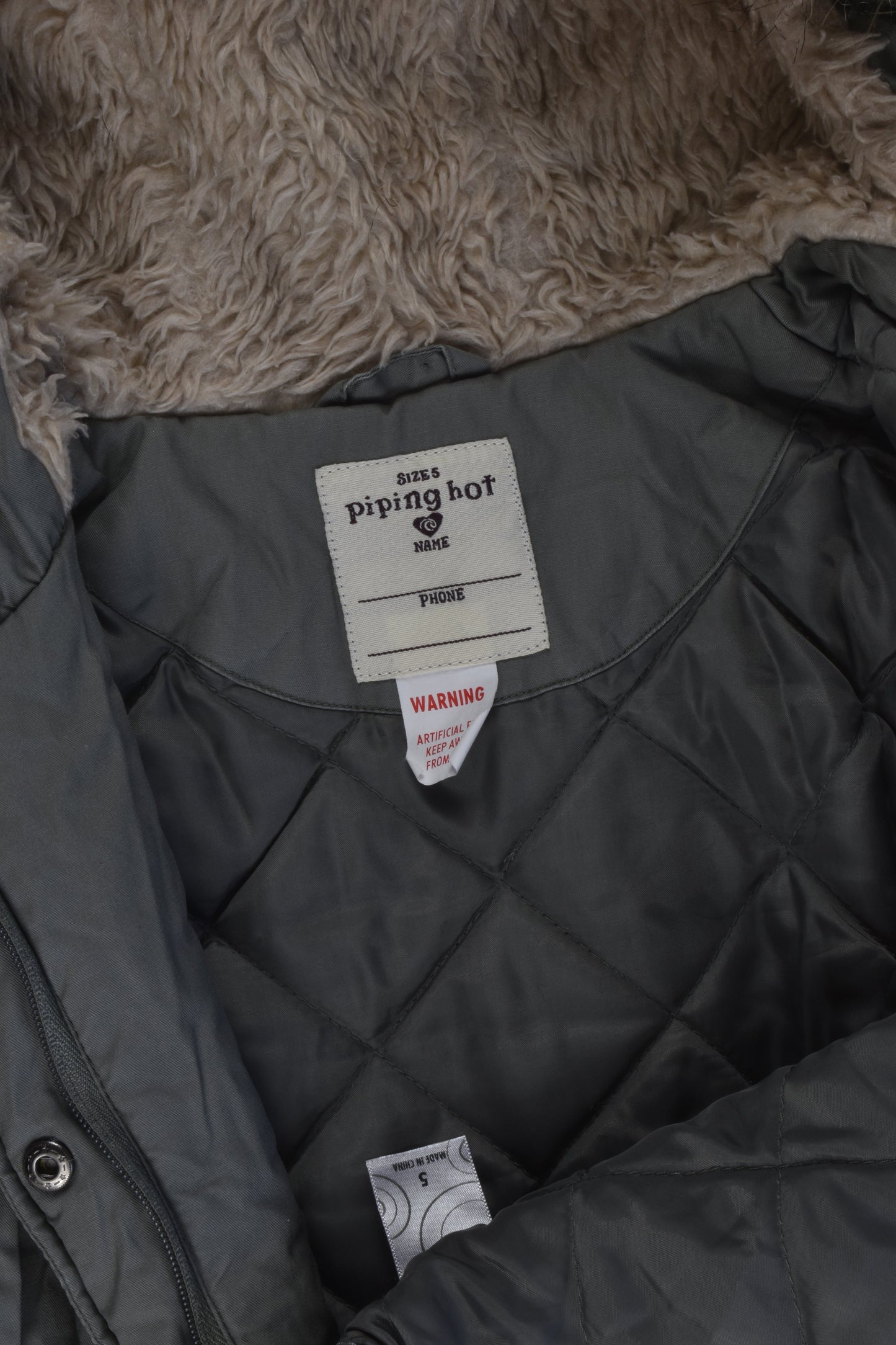 Piping Hot Size 5 Jacket