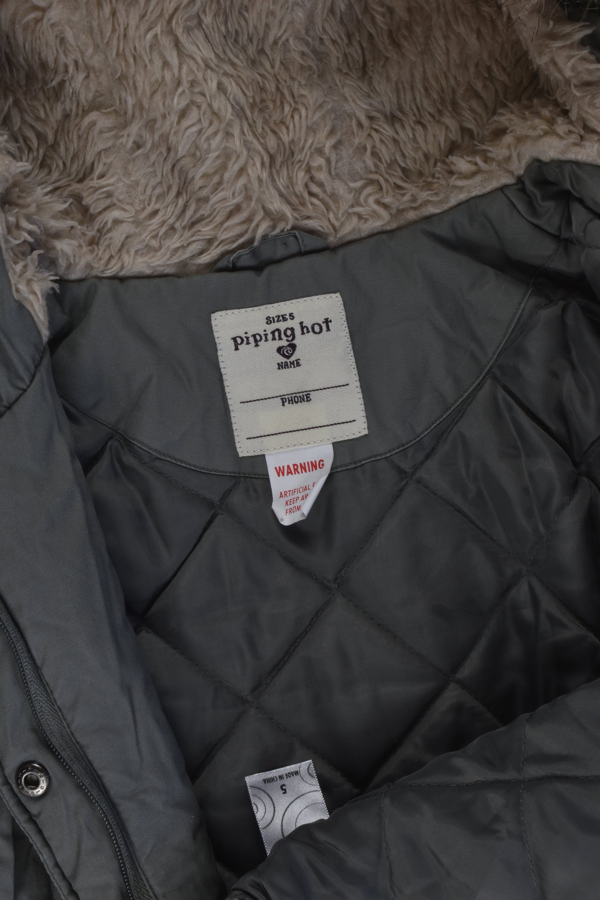 Piping Hot Size 5 Jacket