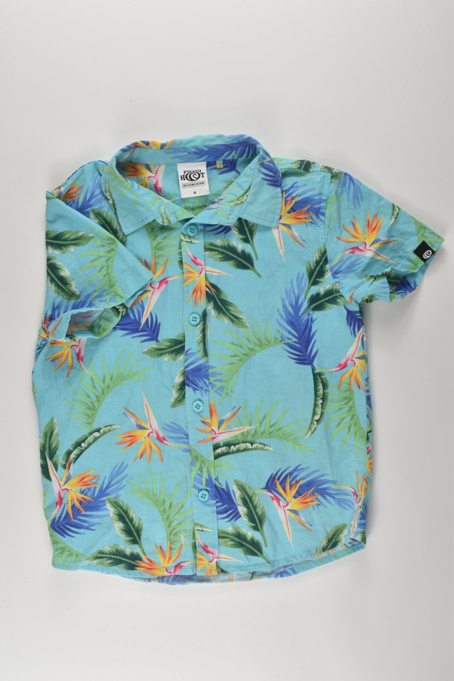 Piping Hot Size 6 Hawaii Shirt