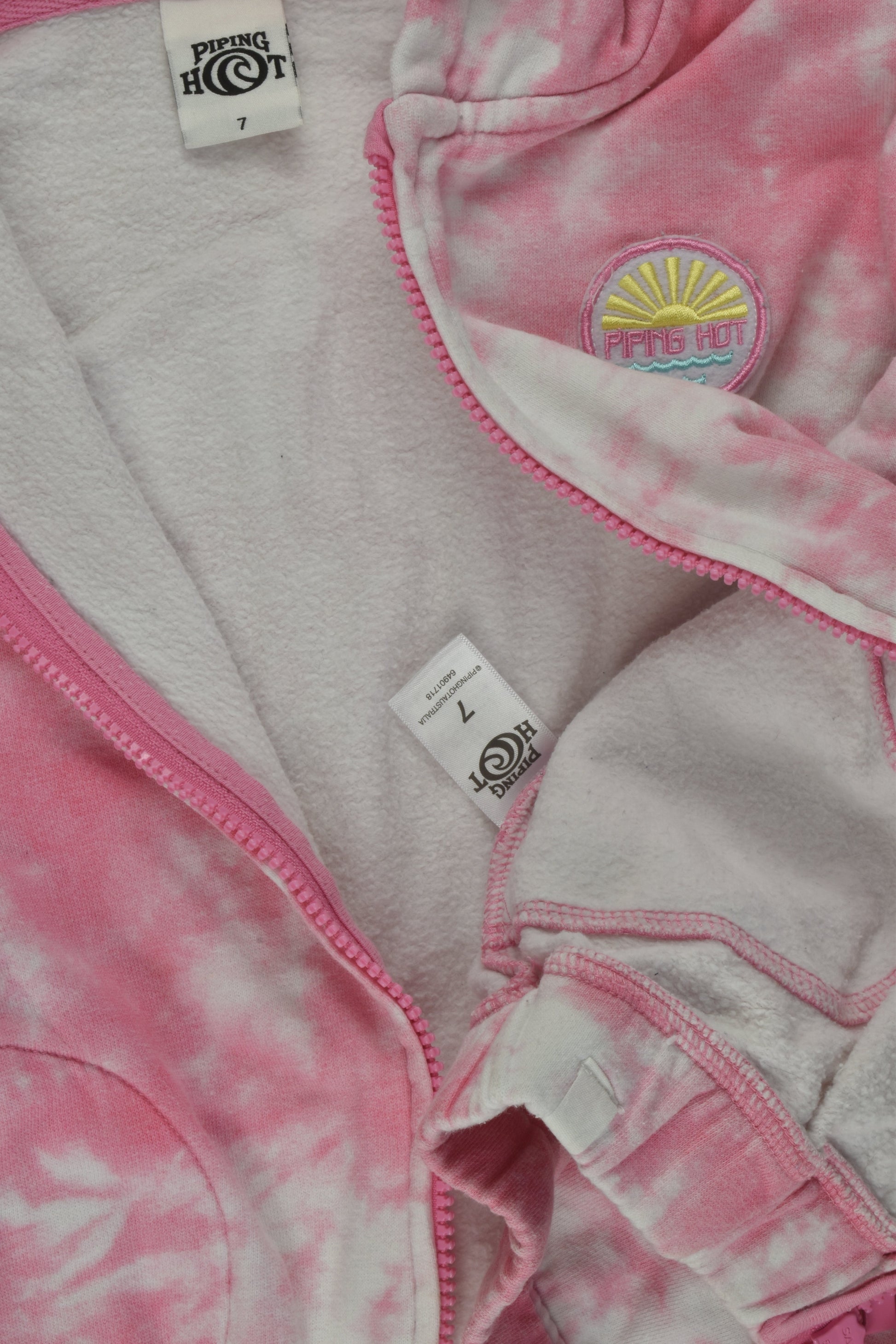 Piping Hot Size 7 Zip Jumper