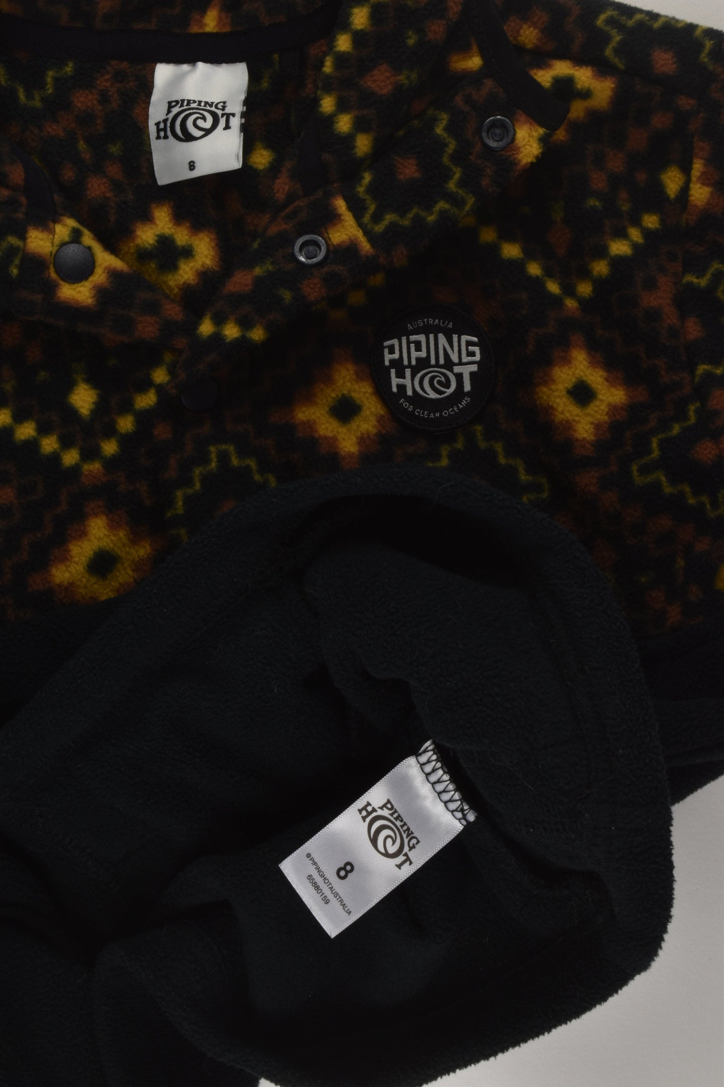 Piping Hot Size 8 Fleece Jumper