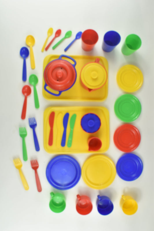 Plasto 38 pieces Plastic Toy Kitchen Set