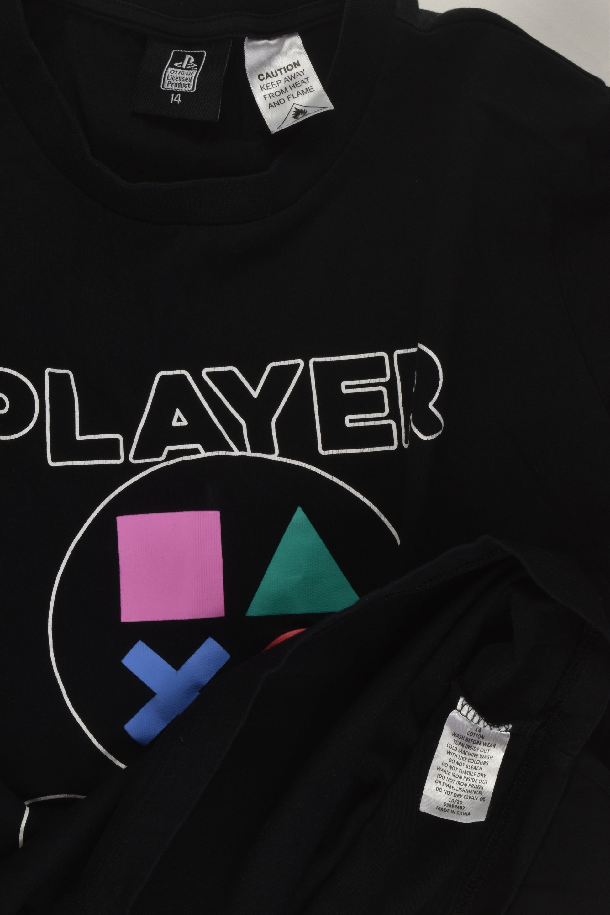 PlayStation Size 14 'Player One' T-shirt